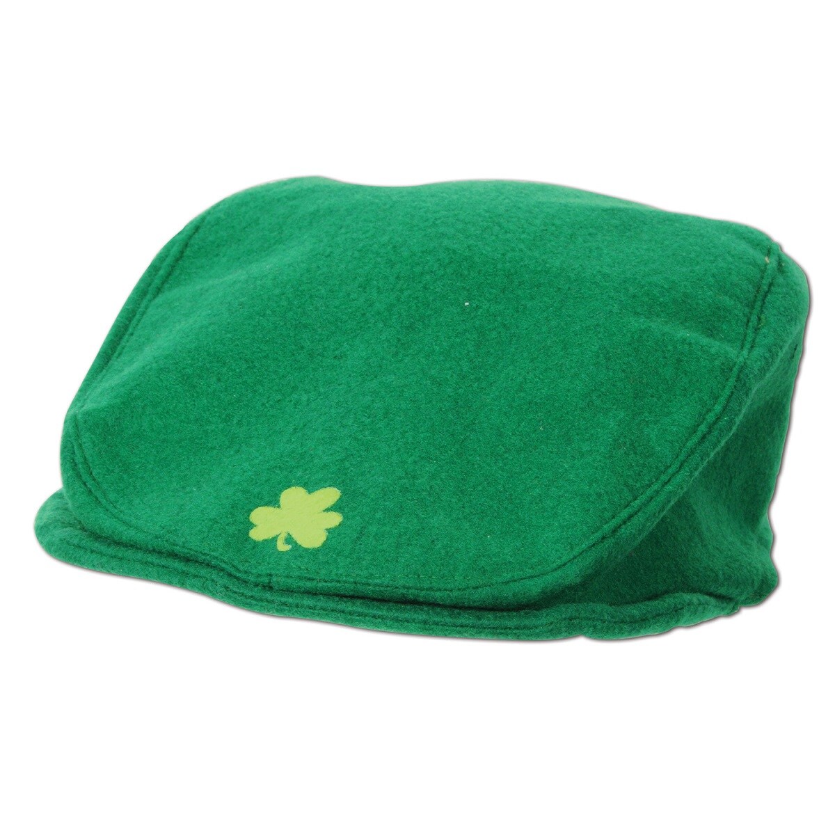 Beistle Club Pack of 12 Green St. Patrick&#x27;s Day Shamrock Cap - Adult Sized