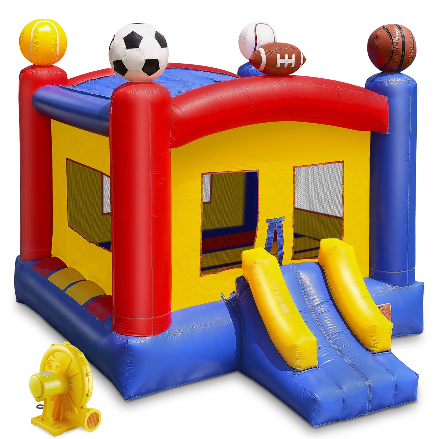Cloud 9 Commercial Grade Sports Bounce House with Blower - 100% PVC 17' x 13' Inflatable Bouncer