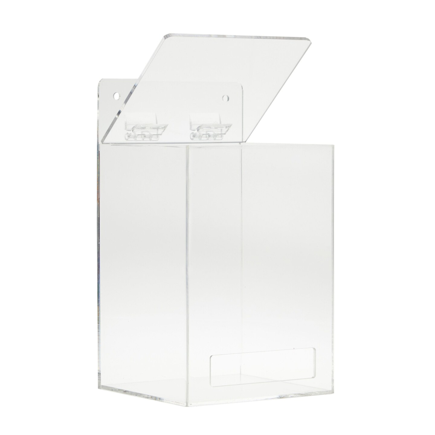 Heyrelda 4-Compartment Acrylic Dispenser - For Hairnets, Shoe Covers, Masks & Gloves (Wall Or Table Mount)