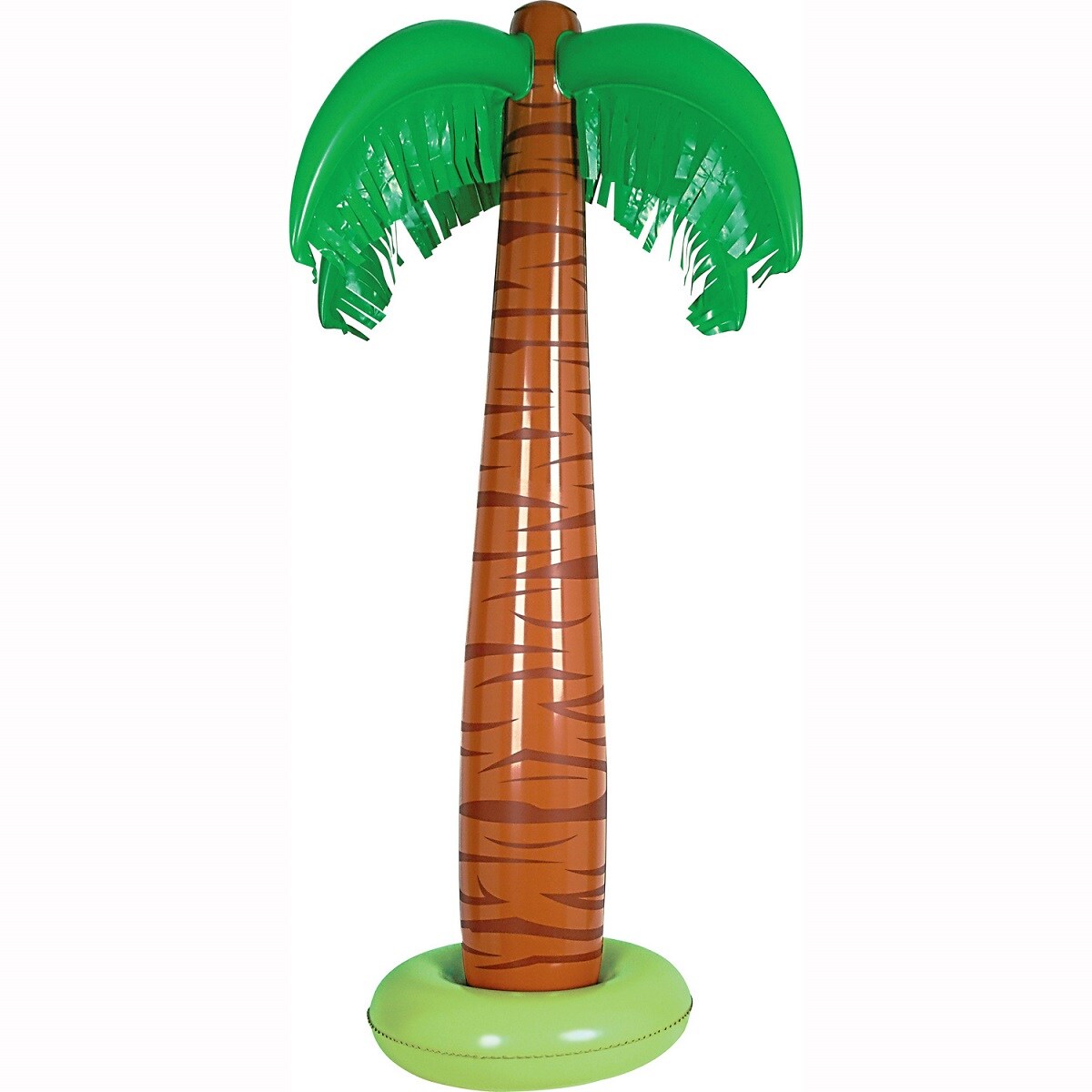 Party Central Pack of 6 Green and Brown Inflatable Tropical Palm Trees 3&#x27;