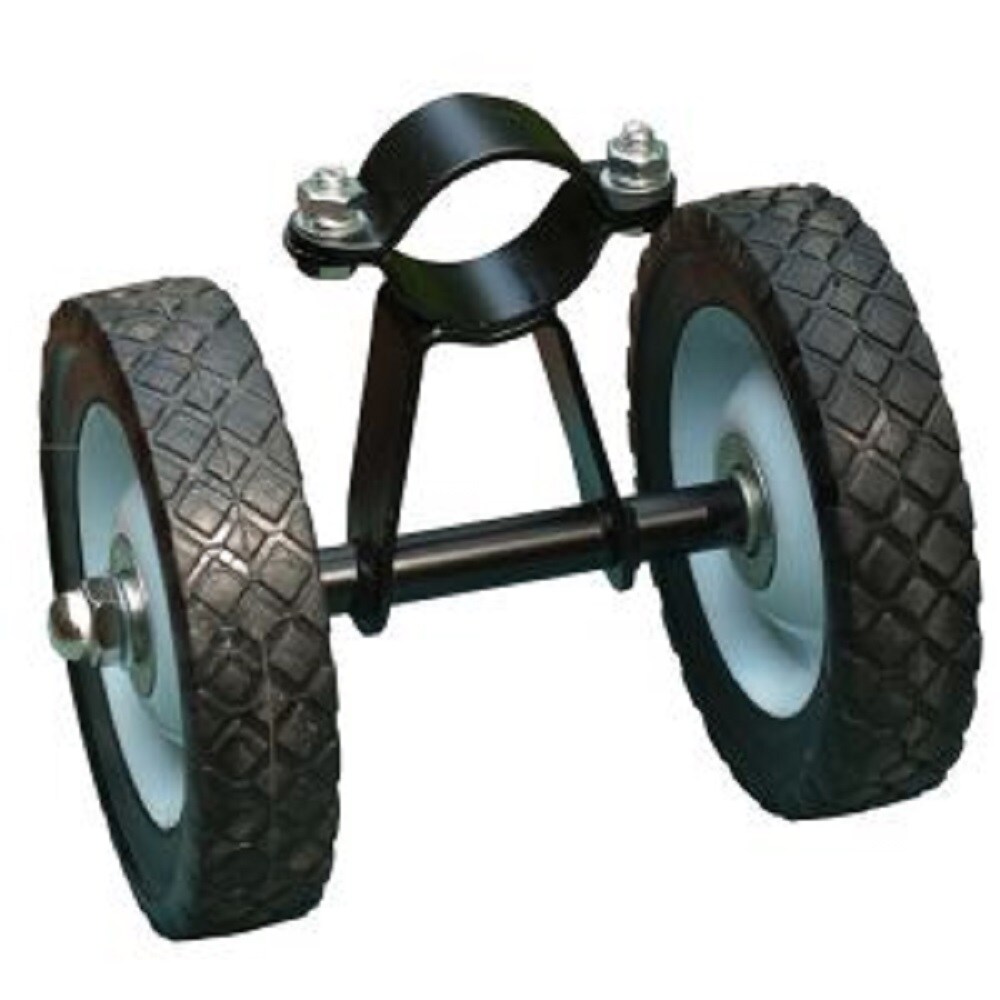 The Hamptons Collection 7.25" Black Hammock Stand Wheel Kit Assembly
