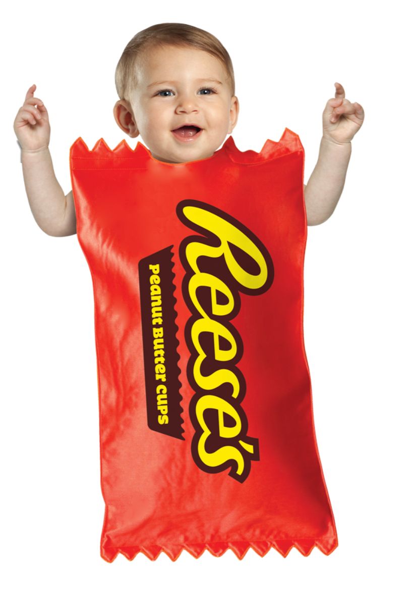 The Costume Center Red and Yellow Hersheys Reese Cup Unisex Infant Halloween Costume