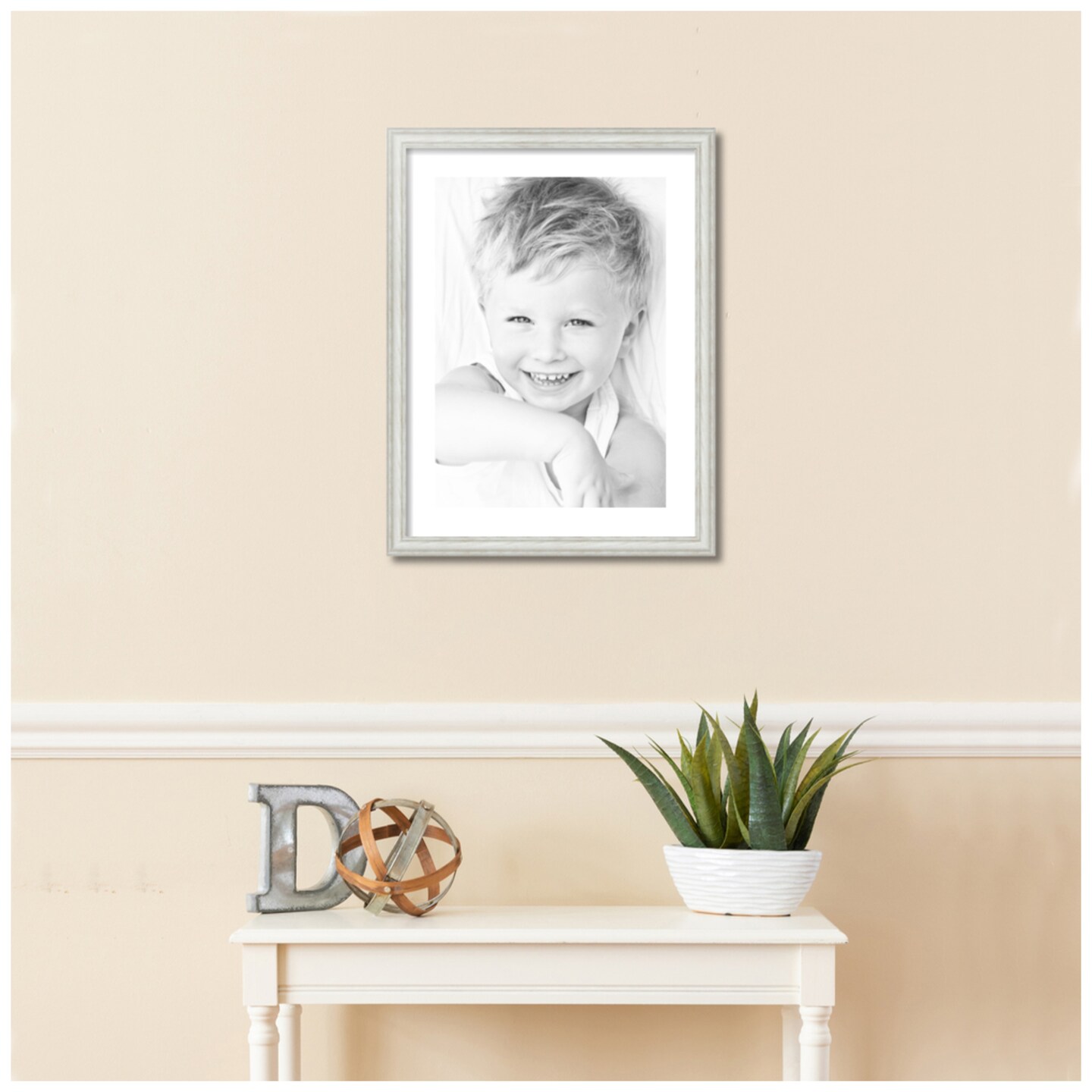 ArtToFrames 18x24" Matted Picture Frame with 14x20" Single Mat Photo Opening Framed in 1.25" White and 2" Mat (FWM-4098-18x24)
