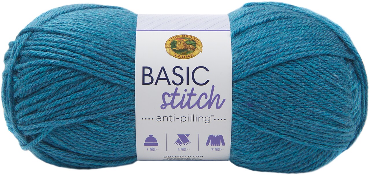 Lion Brand Basic Stitch Anti-Pilling Yarn-Turquoise Heather | Michaels