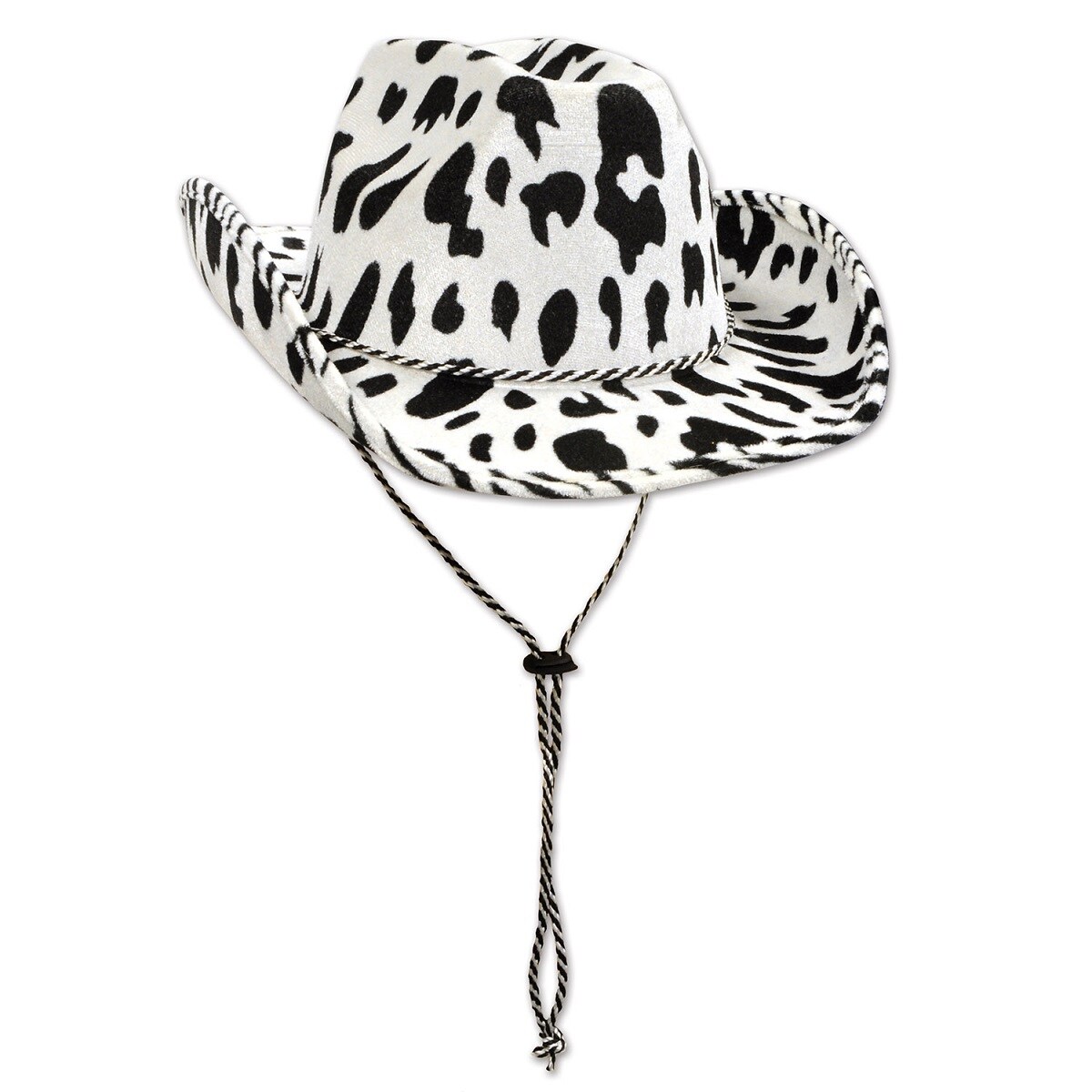 Cow Print Straw Cap