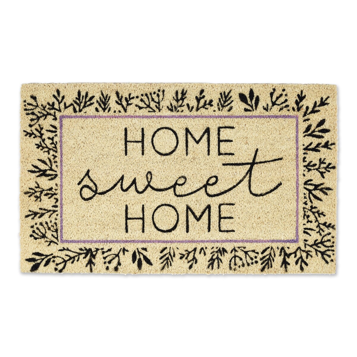 Natural Coir Home Sweet Home Rectangular Outdoor Doormat 18 x 30