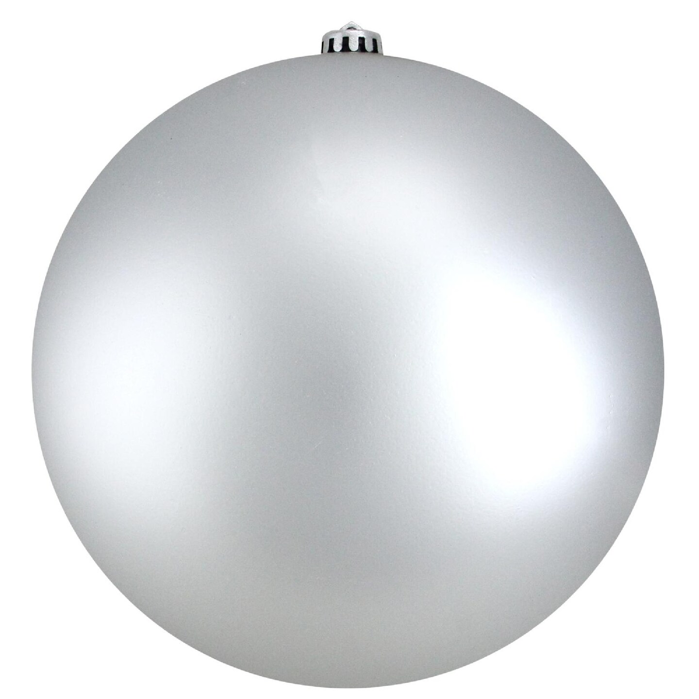 Northlight Matte Shatterproof Commercial Christmas Ball Ornament - Silver - 10&#x22; (250mm)
