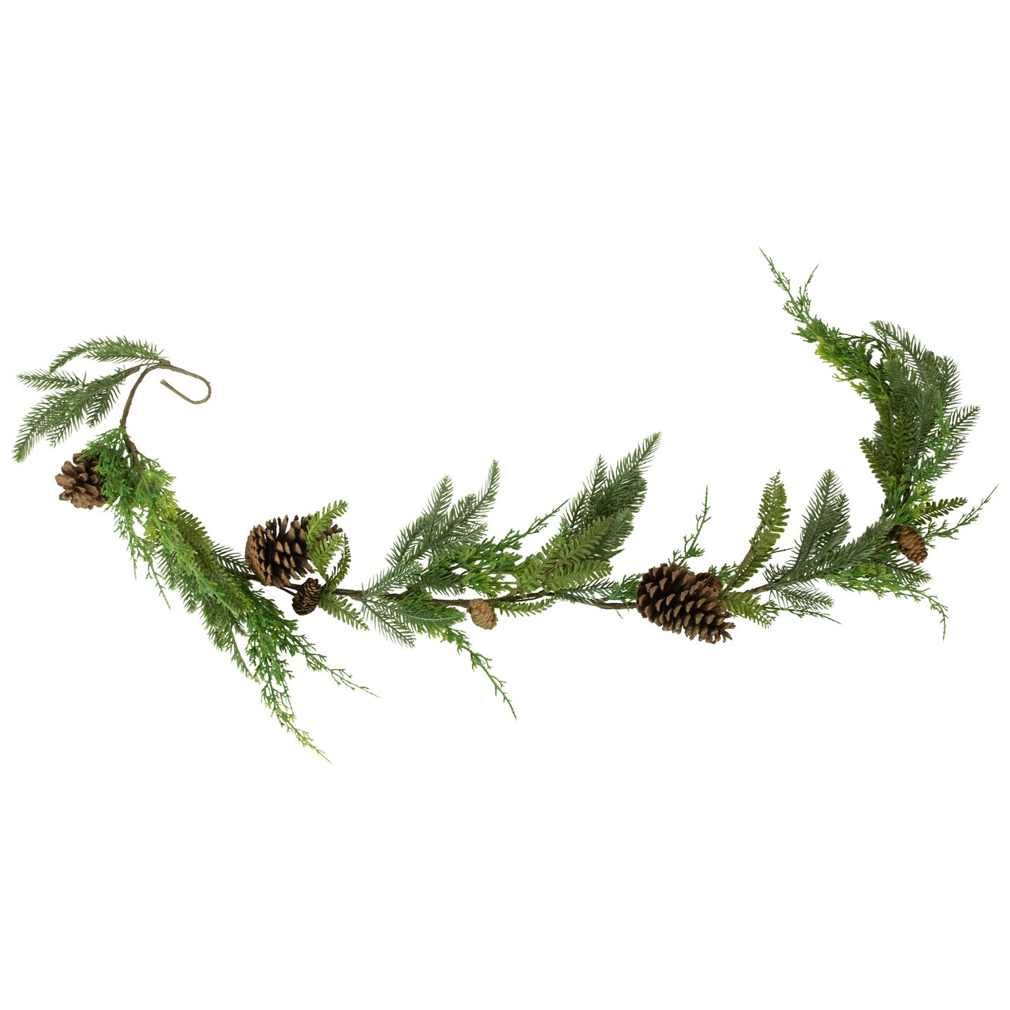 Northlight 5' Mixed Pine and Pinecone Artificial Christmas Garland Unlit