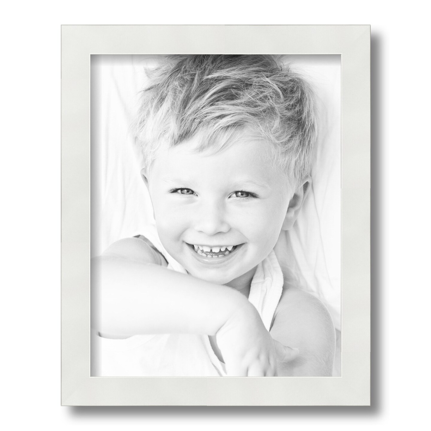 ArtToFrames 11x14 Inch Picture Frame, This 1.25 Inch Custom MDF Poster Frame is Available in Multiple Colors, Great for Your Art or Photos - Comes with Regular Glass and  Foam Backing 3/16 inch (V-FRBW26-11x14)