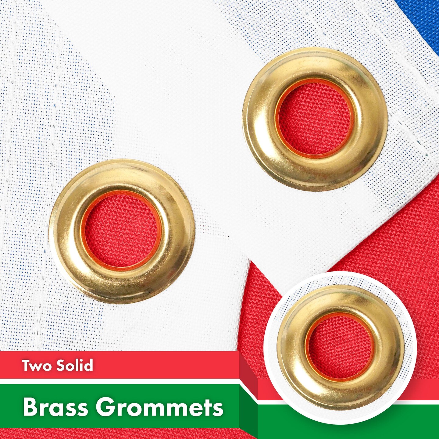 G128 2 Pack: South Sudan South Sudanese Flag | 3x5 Ft | LiteWeave Pro Series Printed 150D Polyester | Country Flag, Vibrant Colors, Brass Grommets, Thicker and More Durable Than 100D 75D Polyester