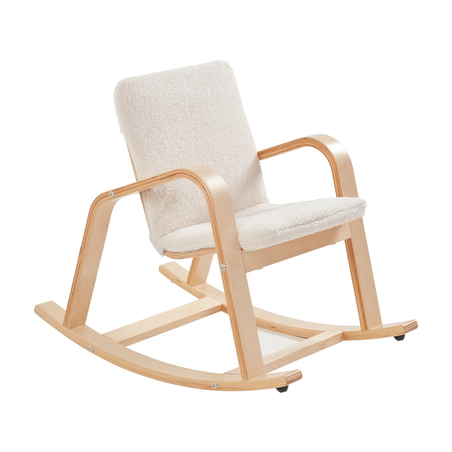 Bentwood Rocking Chair with Cushion, Kids Furniture