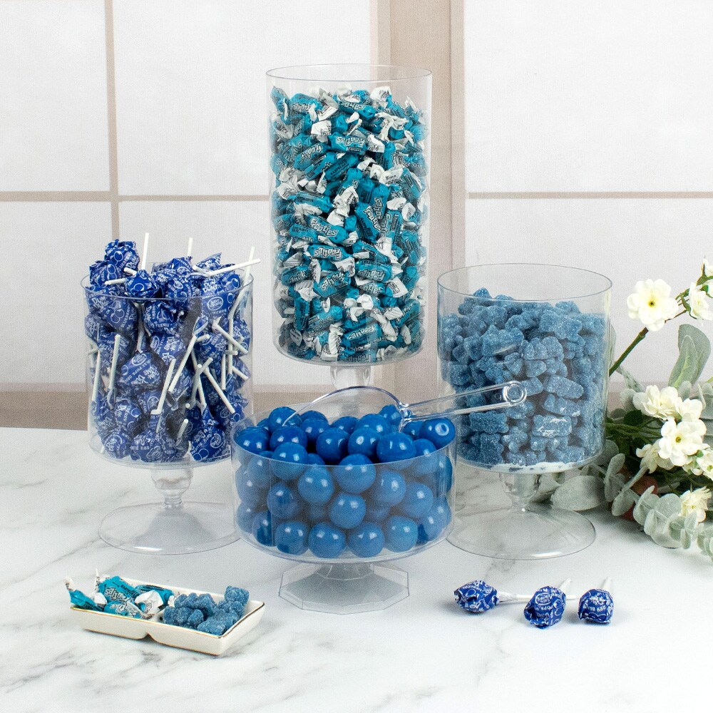 Value Size Candy Buffet - 775pcs (7.3 lbs) - Pink, Light Blue, Green, Red & Purple & More