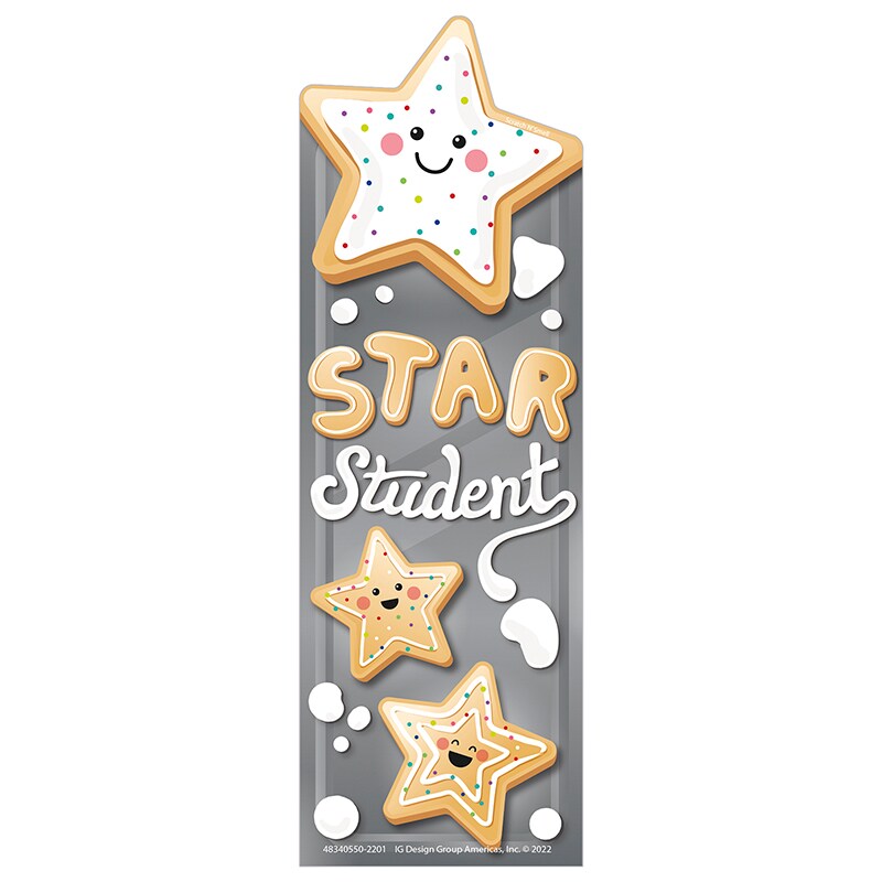 Star Cookies Sugar Cookie Scented Bookmarks, Pack of 24