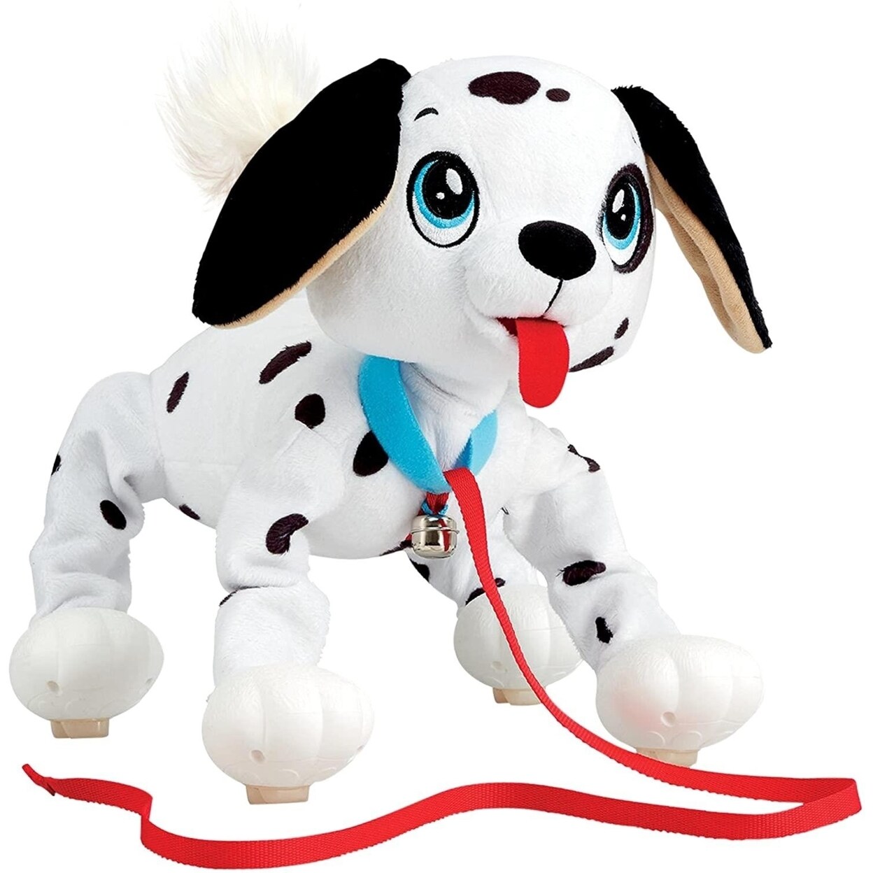 Commonwealth Toys Peppy Pets Dalmatian Kids Dog Walking Runs Interactive Plush Play Companion