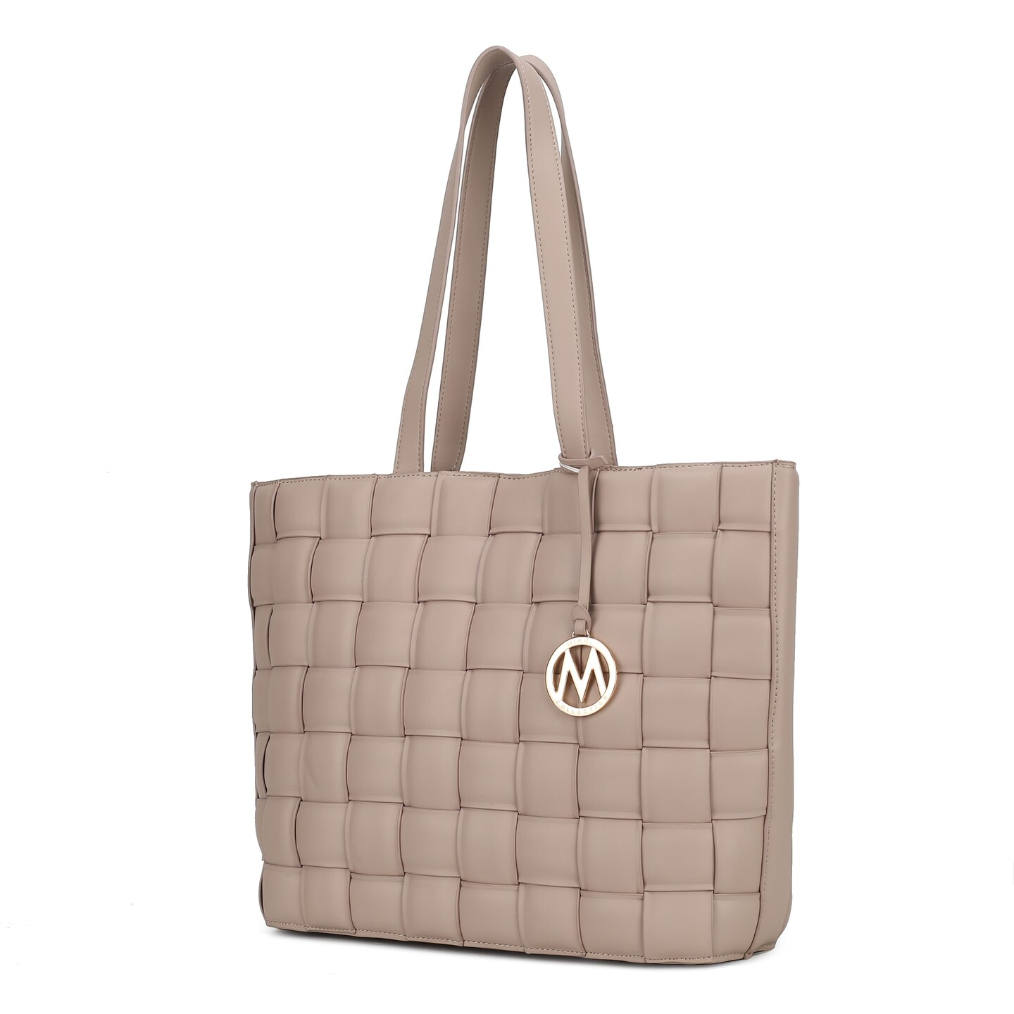 MKF Collection by Mia K - Women's Rowan Woven Vegan Leather Tote