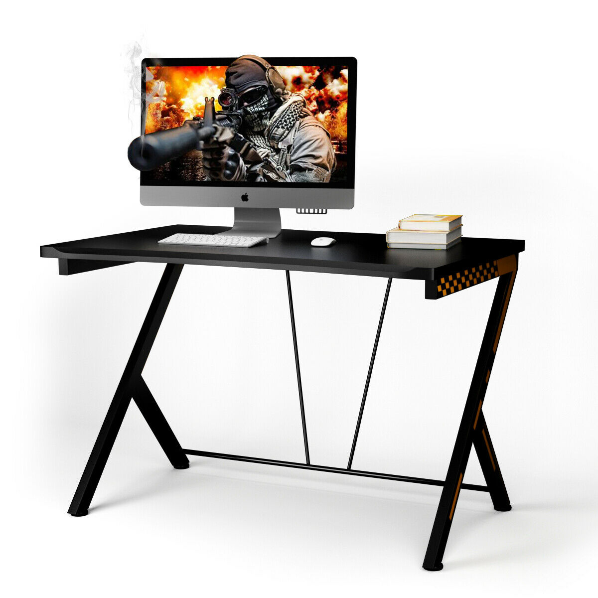 Costway Computer Desk PC Laptop Writing Table Workstation Home Office Study  Furniture