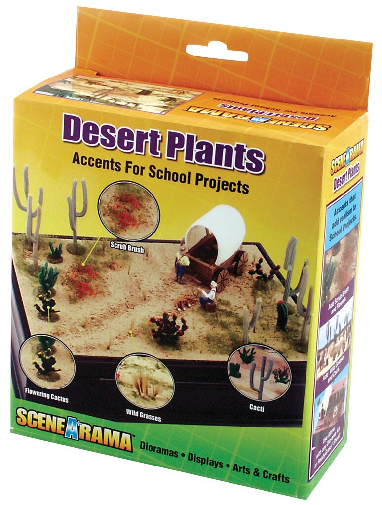 Woodland Scenics Scene-A-Rama Desert Plants Accent Kit