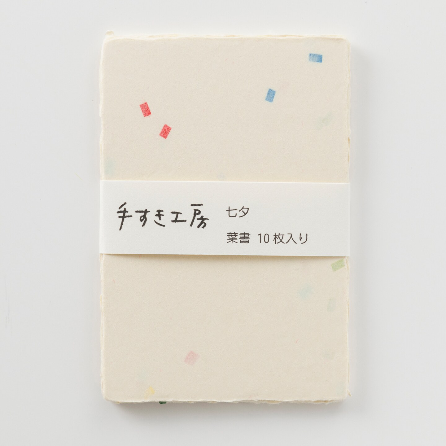 Awagami Thick Infused Handmade Postcard Set, 10 Postcards, Confetti