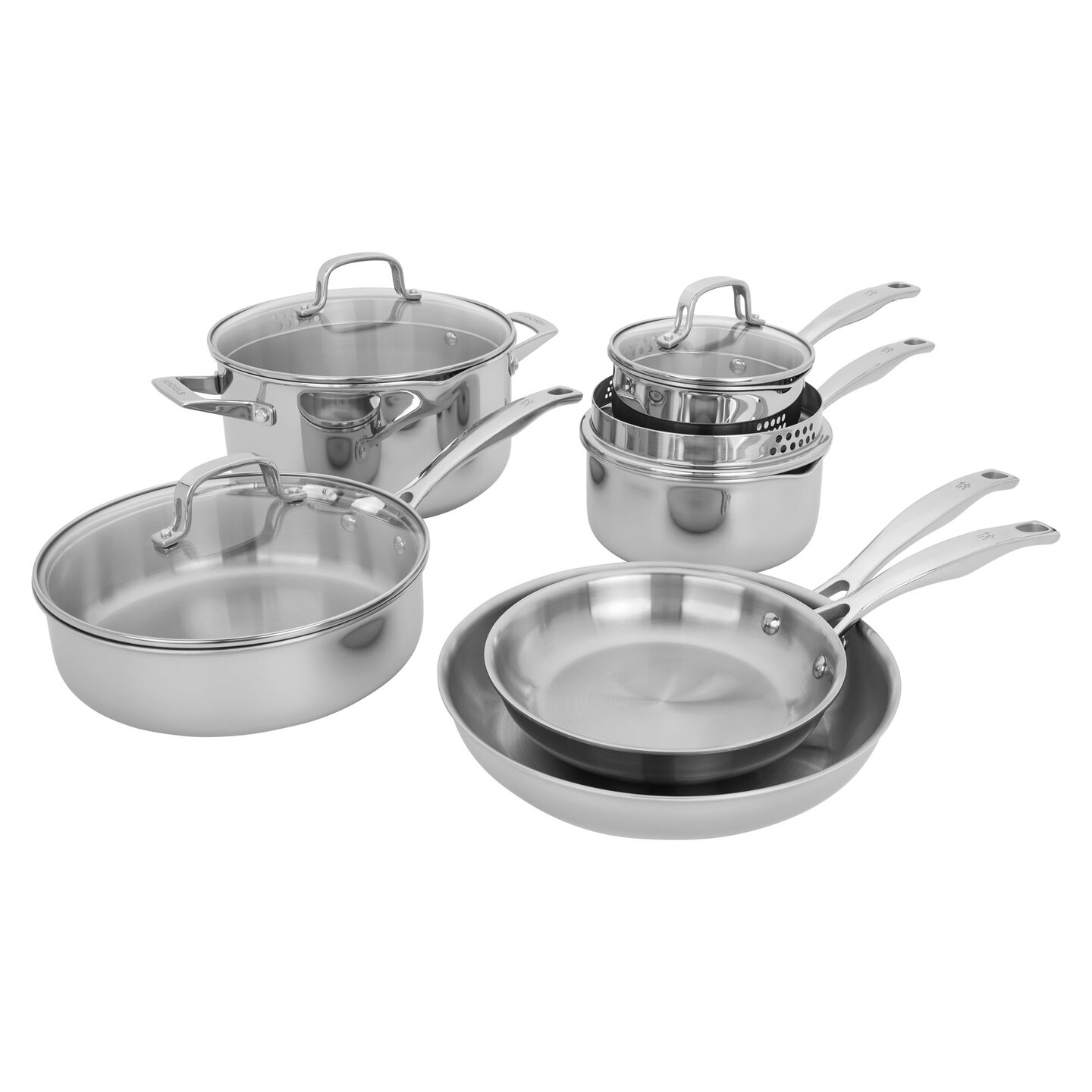 Henckels Clad H3 10-pc Stainless Steel Cookware Set