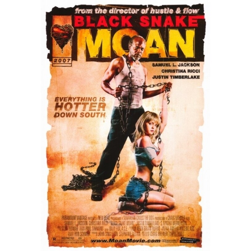 Pop Culture Graphics Black Snake Moan Movie Poster Print (27 x 40) - Item MOVAH6964