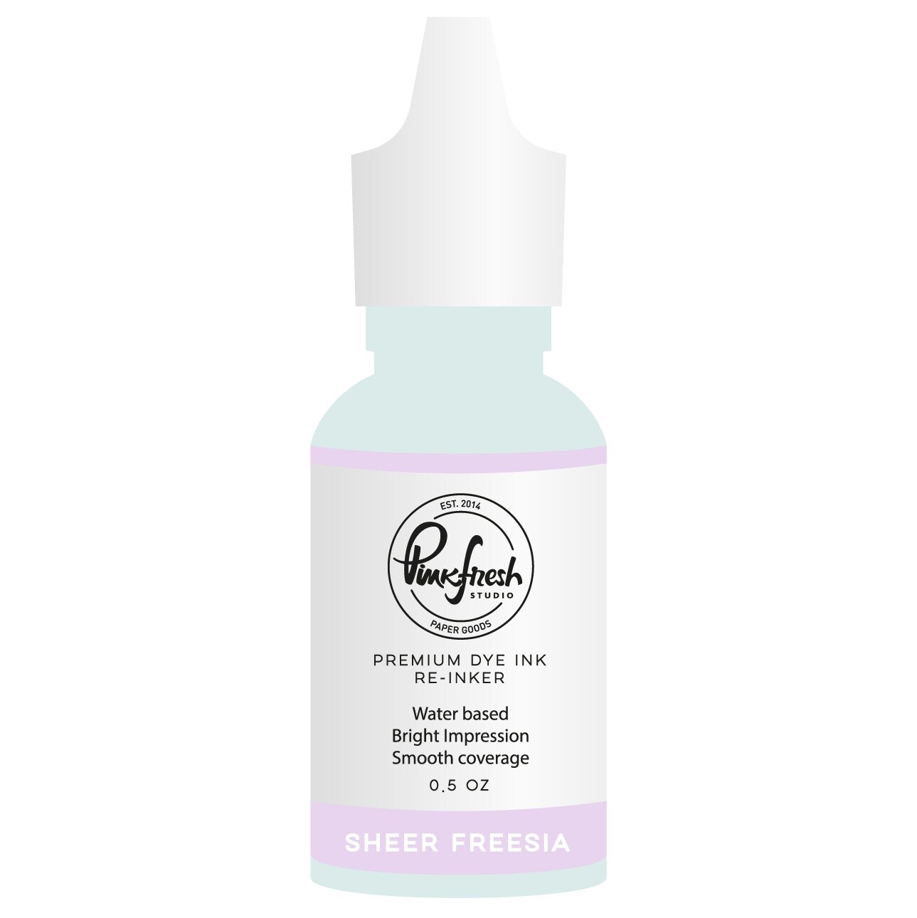 Pinkfresh Studio Dye Re-Inker 0.5oz-Sheer Freesia
