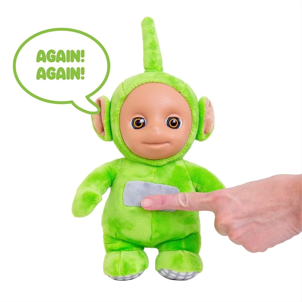 Mighty Mojo Teletubby Talking Dipsy Green Plush 11" Character Doll Teletubbies Toy