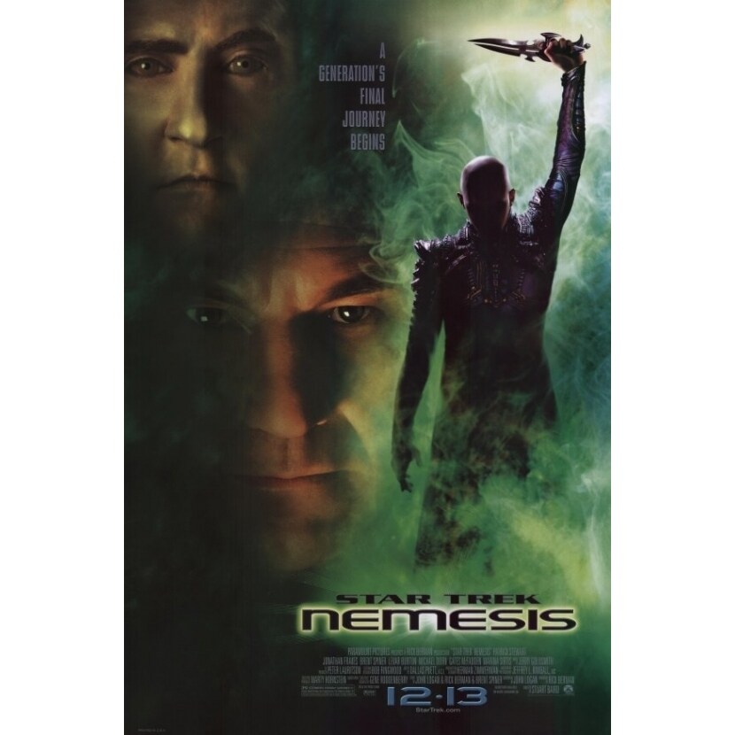 Pop Culture Graphics Star Trek Nemesis Movie Poster (11 x 17) - Item  MOVID2847