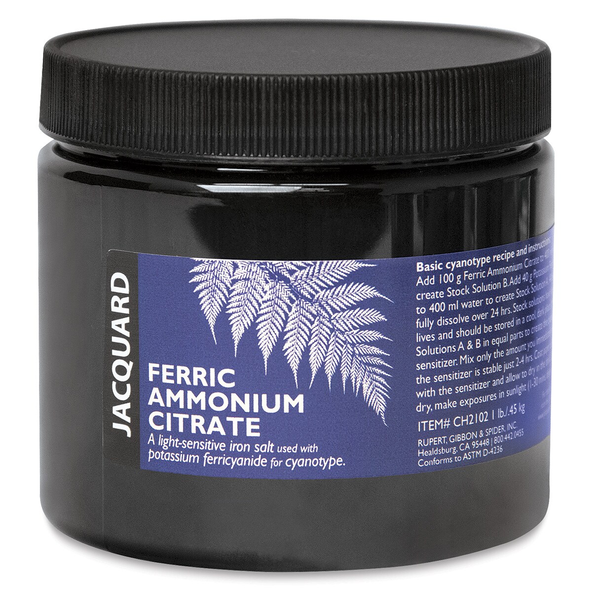 Jaquard Cyanotype - Ferric Ammonium Citrate, 1 lb