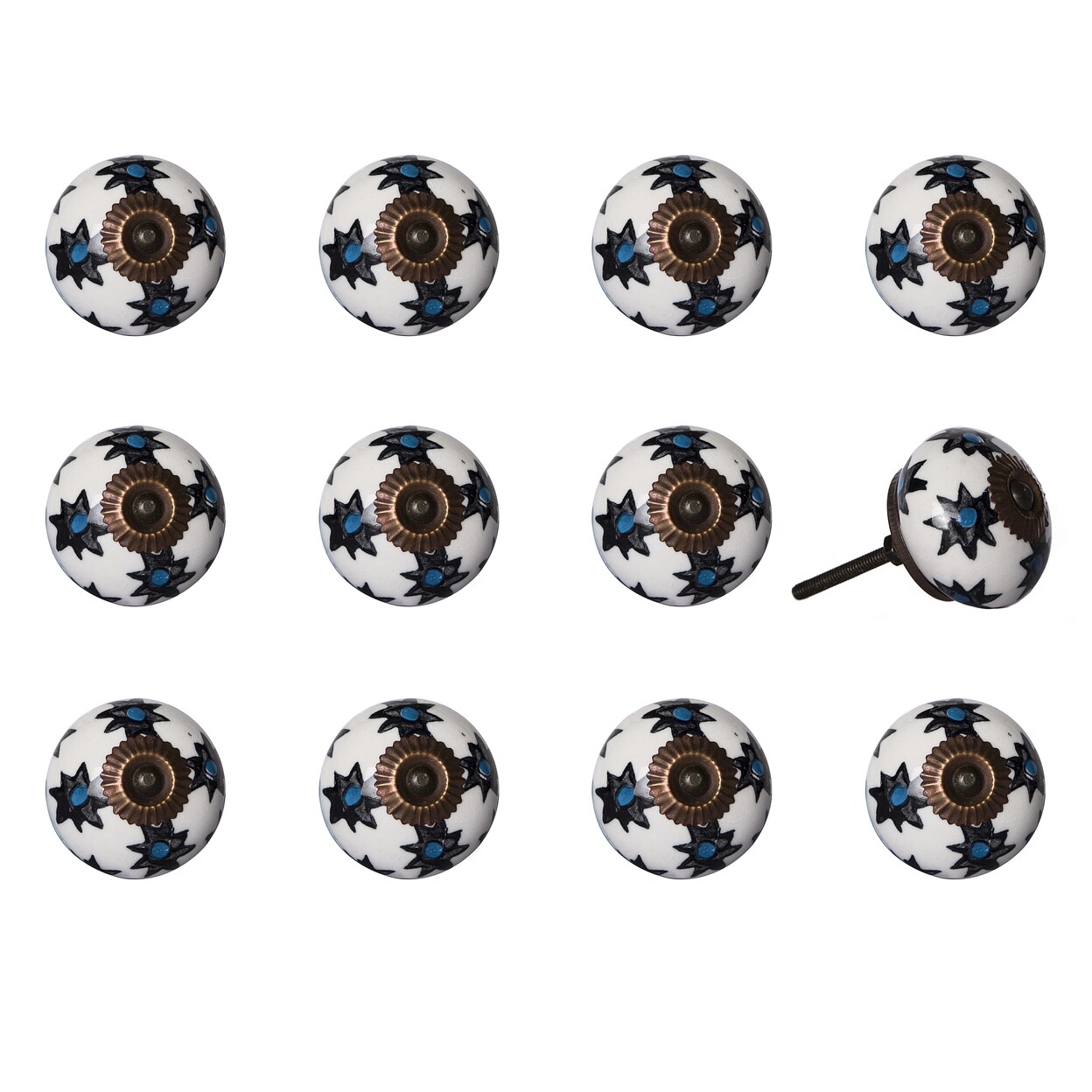 Knob-It    Classic Cabinet and Drawer Knobs  12-Piece  1
