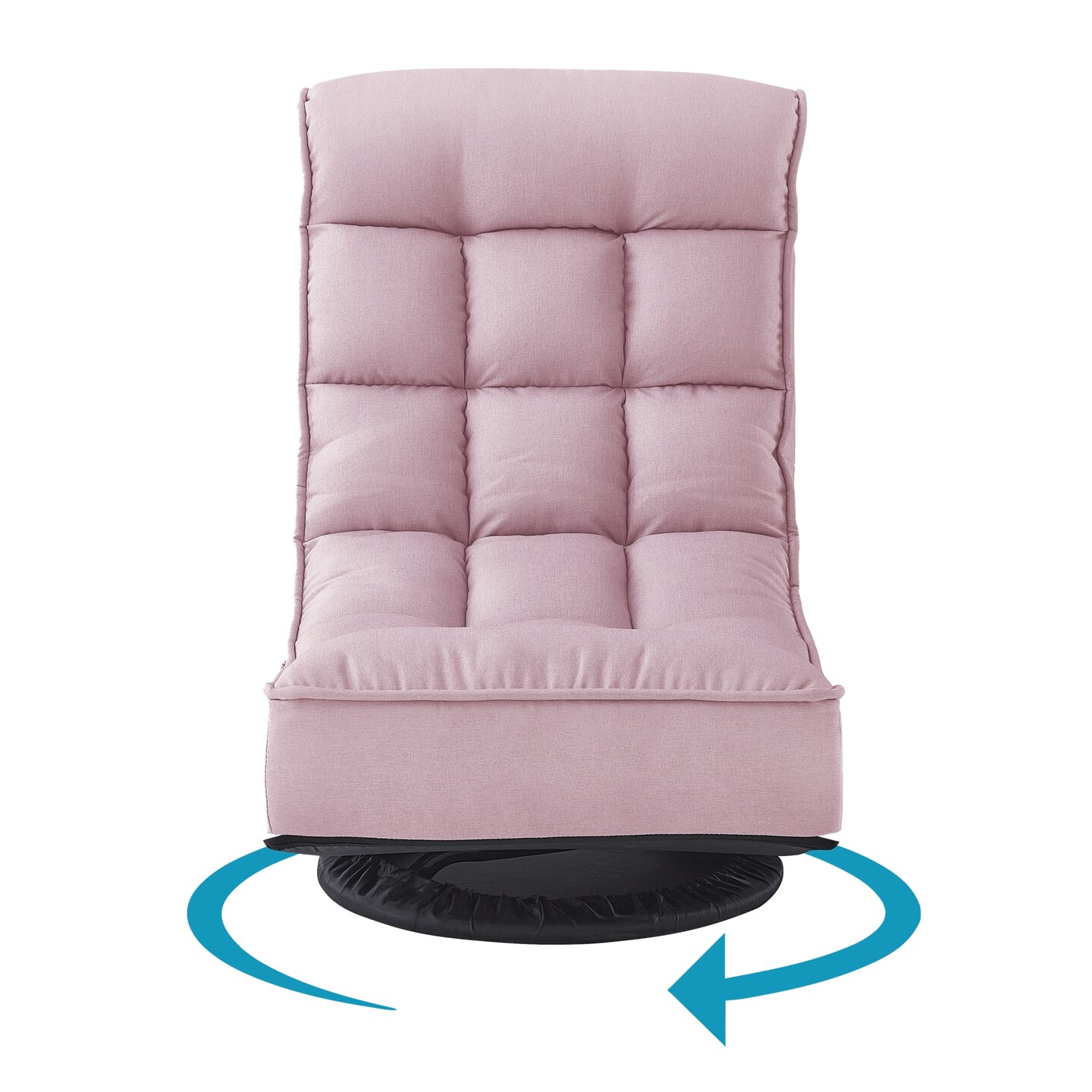 Hutson Linen Recliner/Floor Chair With 3 Adjustable Positions