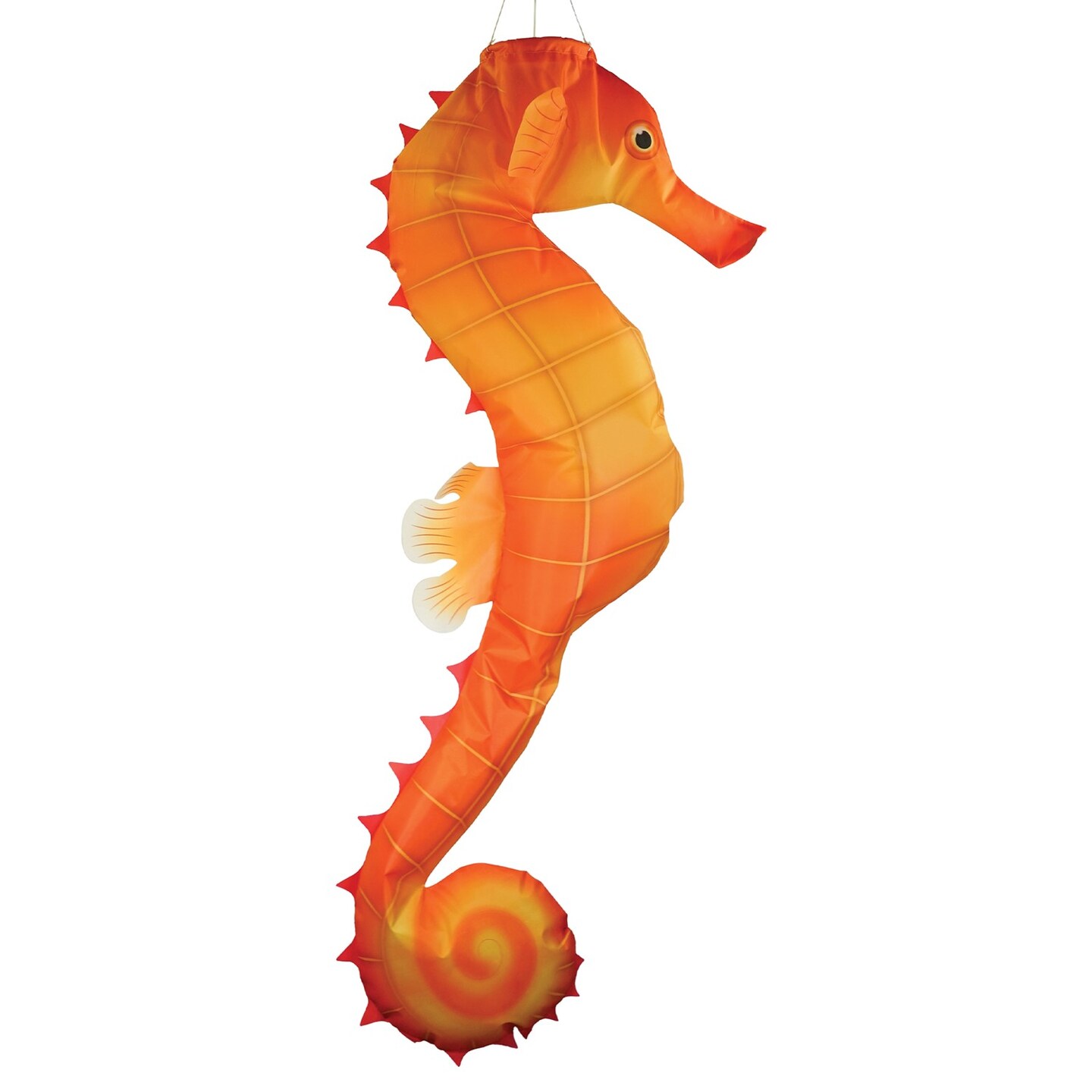 In the Breeze 5207 &#x2014; 40-inch Seahorse 3D Windsock &#x2014; Realistic Sea Life Windsock for Homes, Gardens, Classrooms with Brightly Printed Graphics