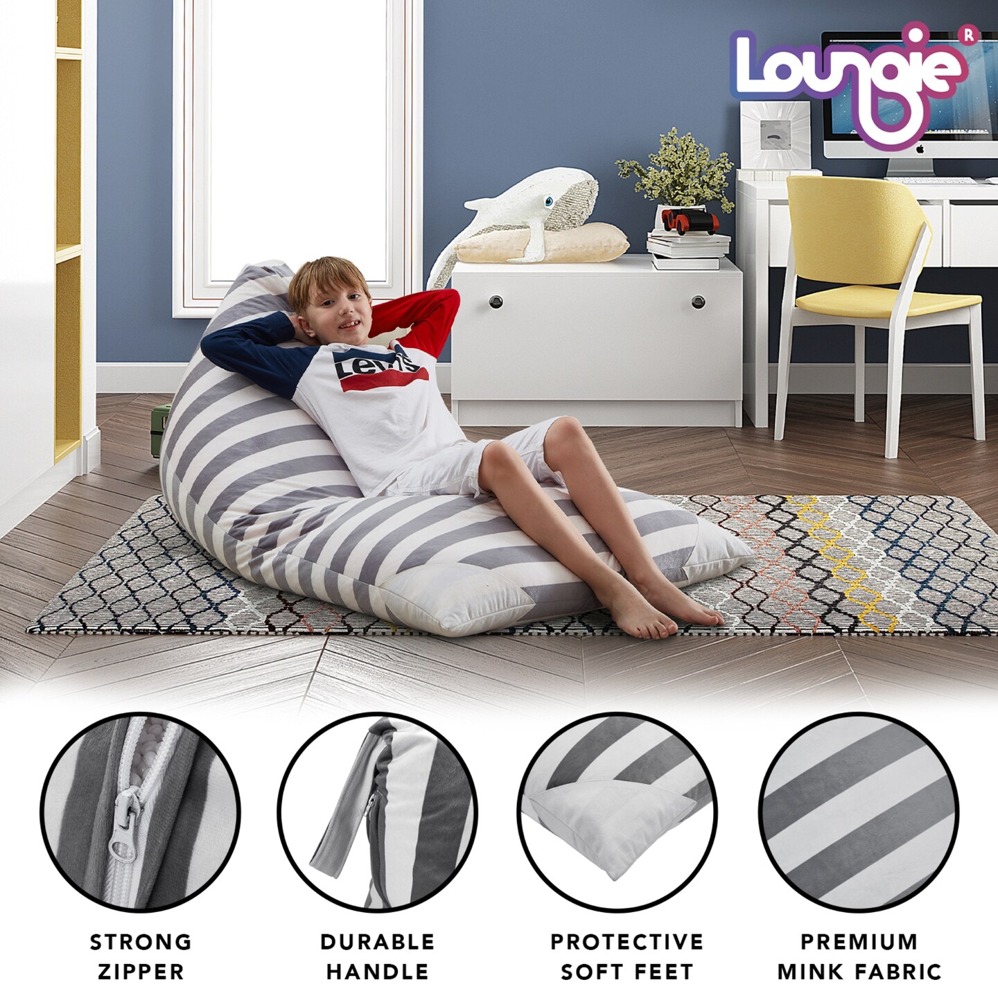 Bean Bag Cover 55&#x22;x35&#x22;
