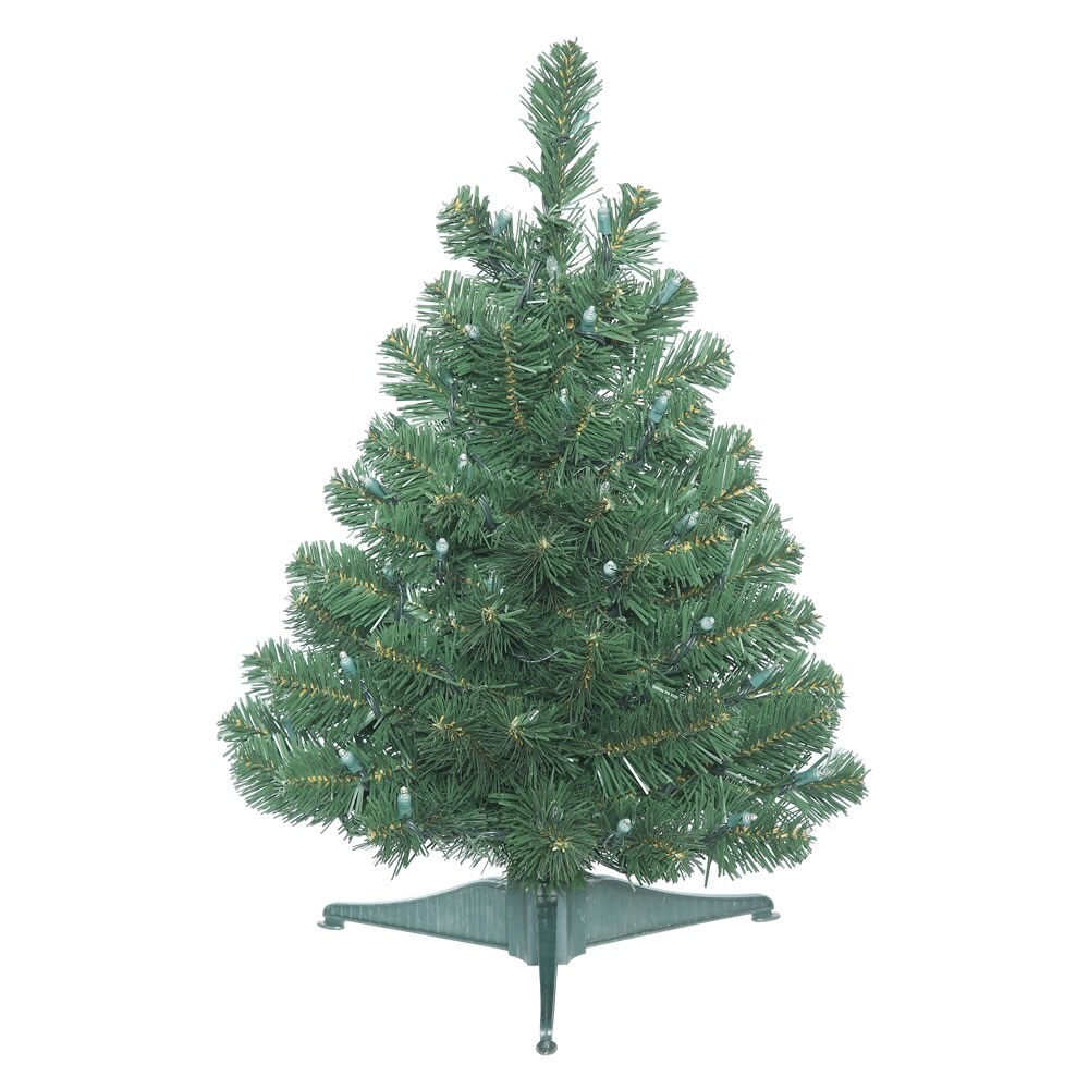 Vickerman 26&#x22; Unlit Oregon Fir Artificial Christmas Tree w/ Pull Down Branches