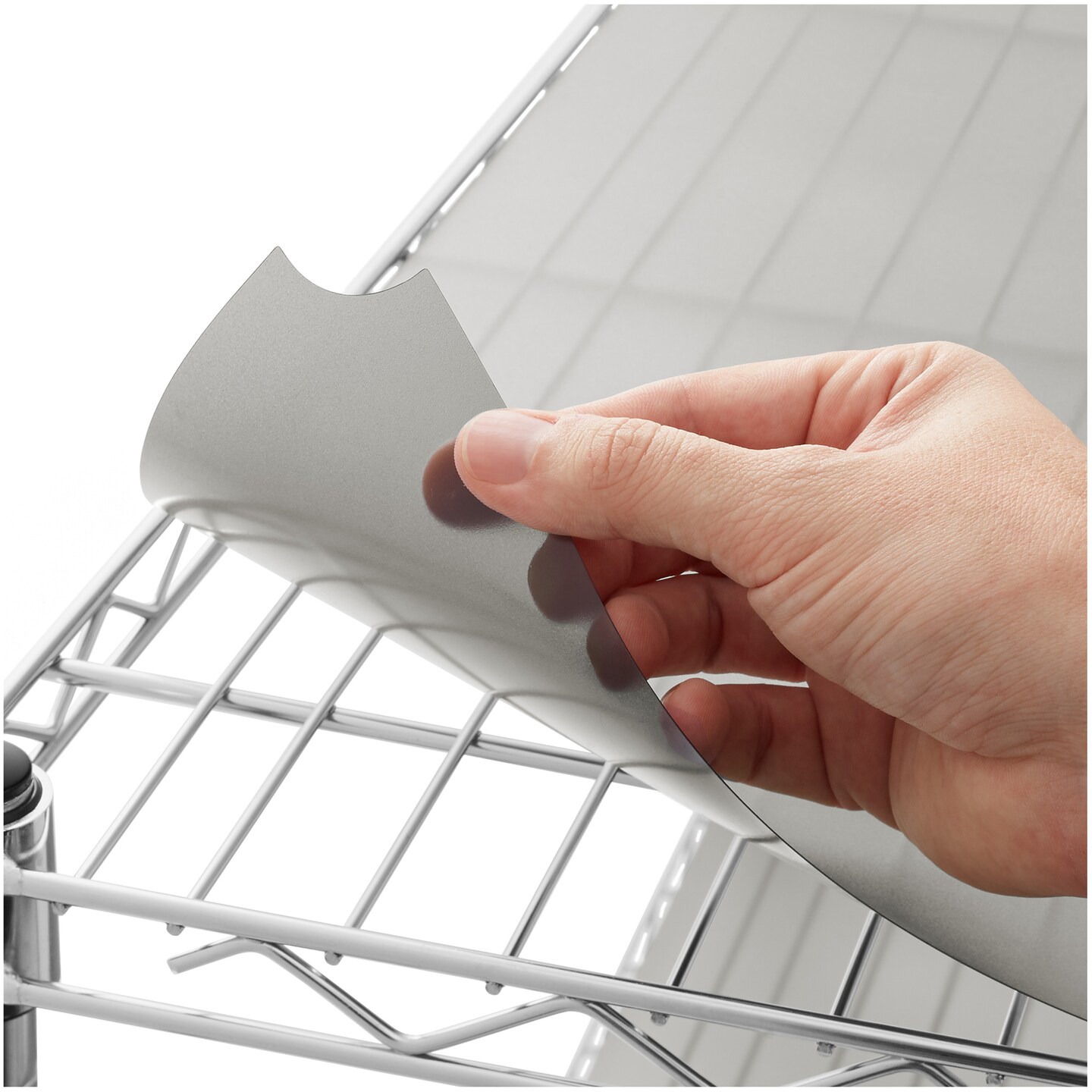 GRIDMANN Shelf Liners for Wire Rack - Commercial-Grade Plastic Pre-Cut Shelving Covers