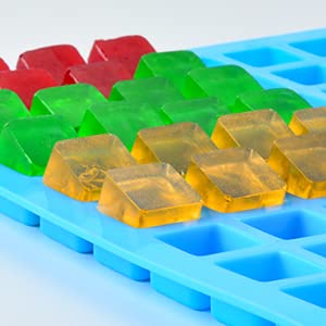 126 Cavity Square Candy Molds Silicone Mold for Hard Candy Chocolate  Ganache 