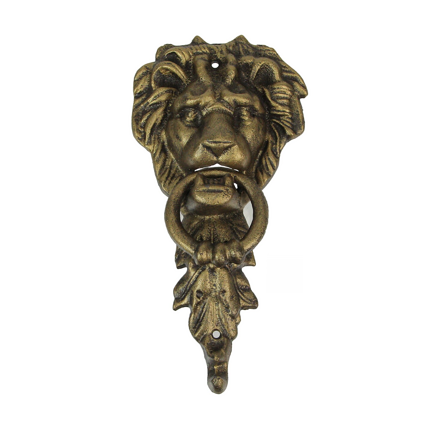 10 Inch Bronze Cast Iron Lion Vintage Door Knocker Decorative Home Decor