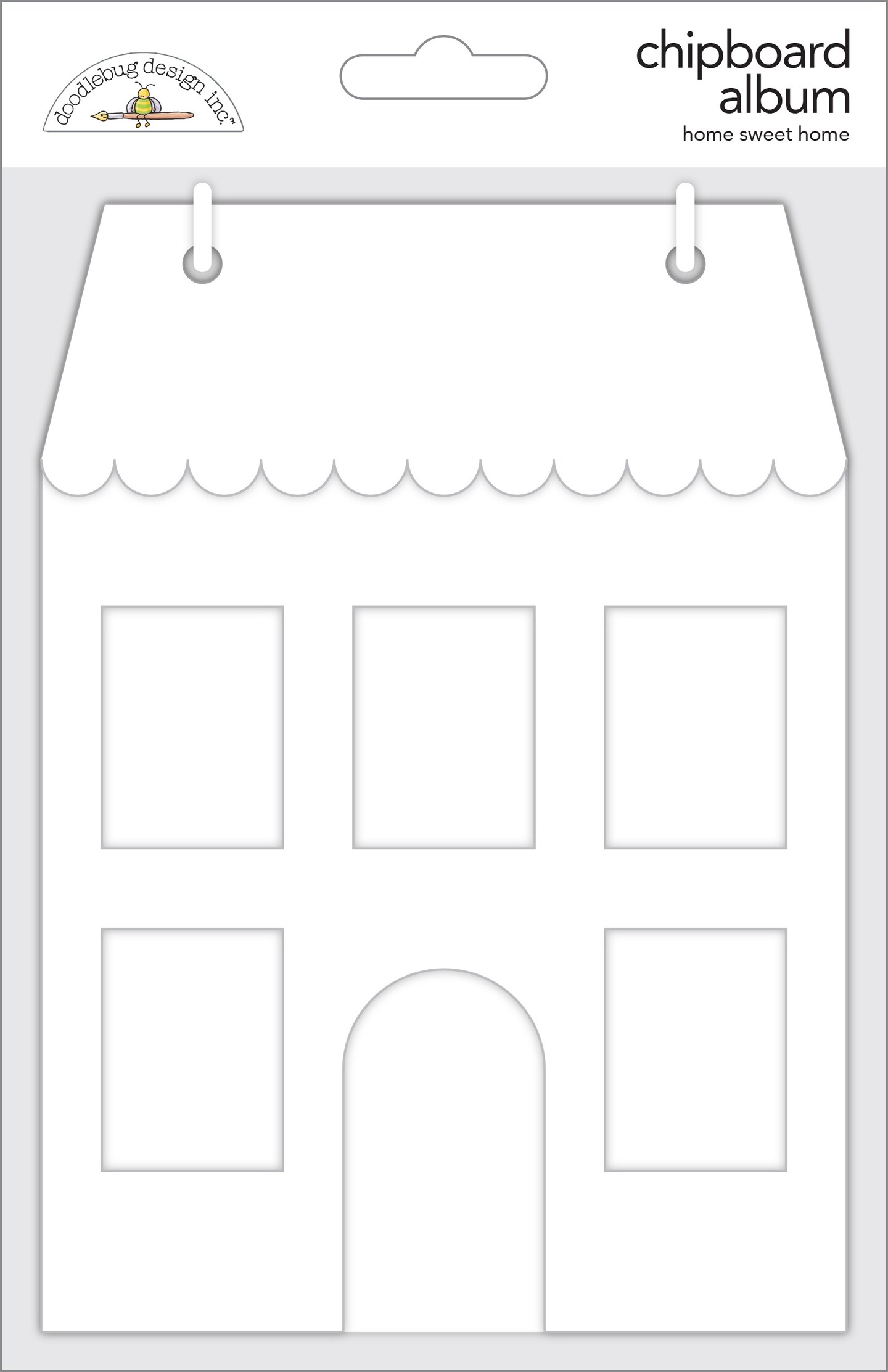 Doodblebug Chipboard Album-Home Sweet Home