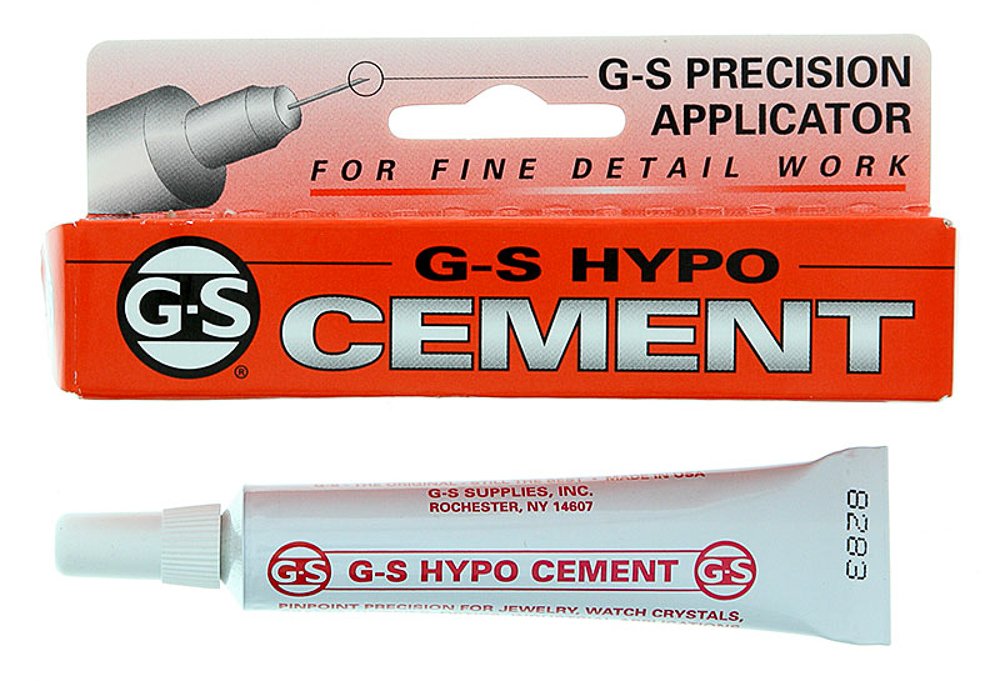 G-S Hypo Precision Applicator Cement Adhesives Glue for Beads Crafts Jewelry Making Model Building Watch Crystals