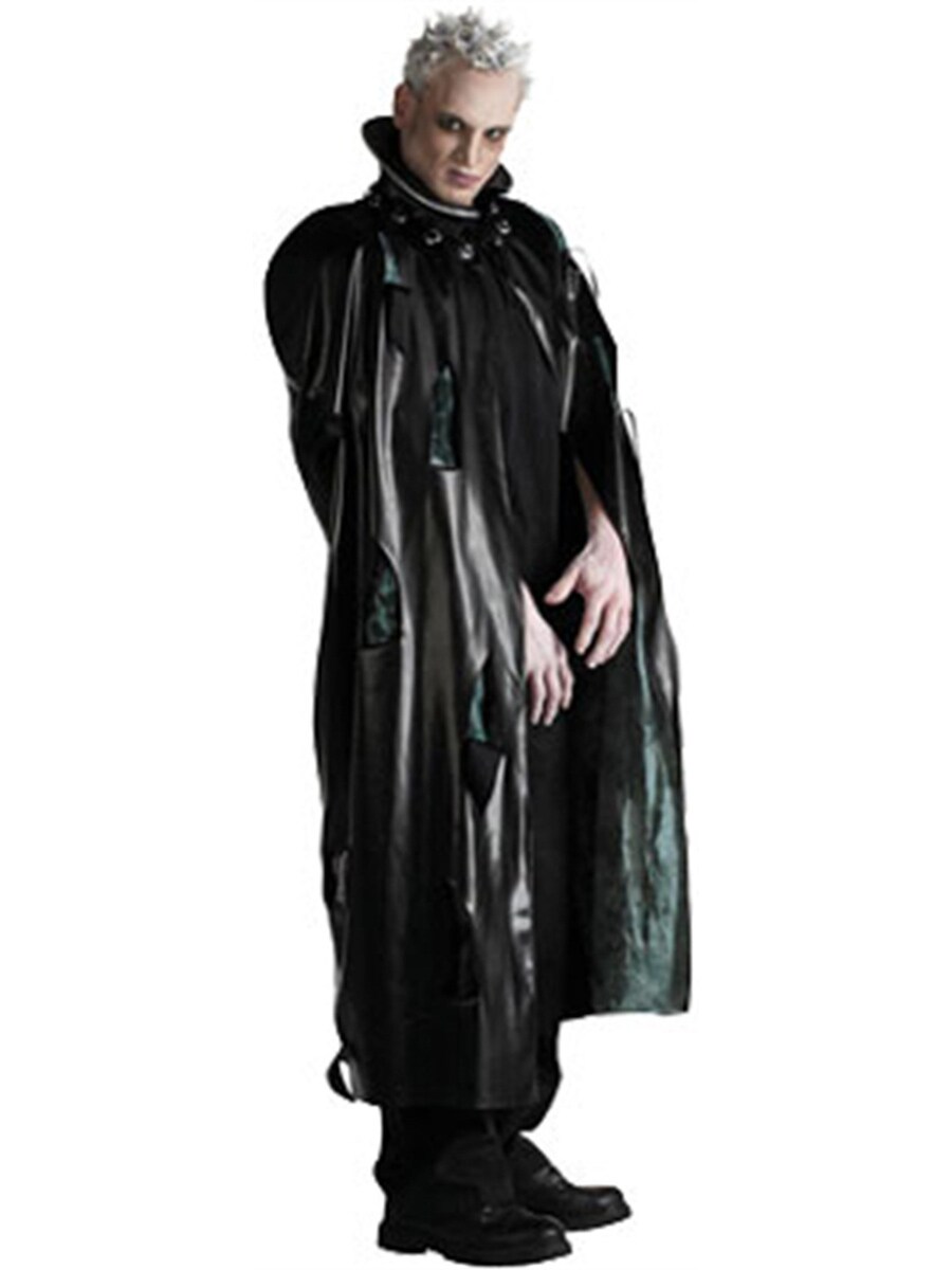 New Adults Faux-Leather Costume PVC Vampire Slayer Robe