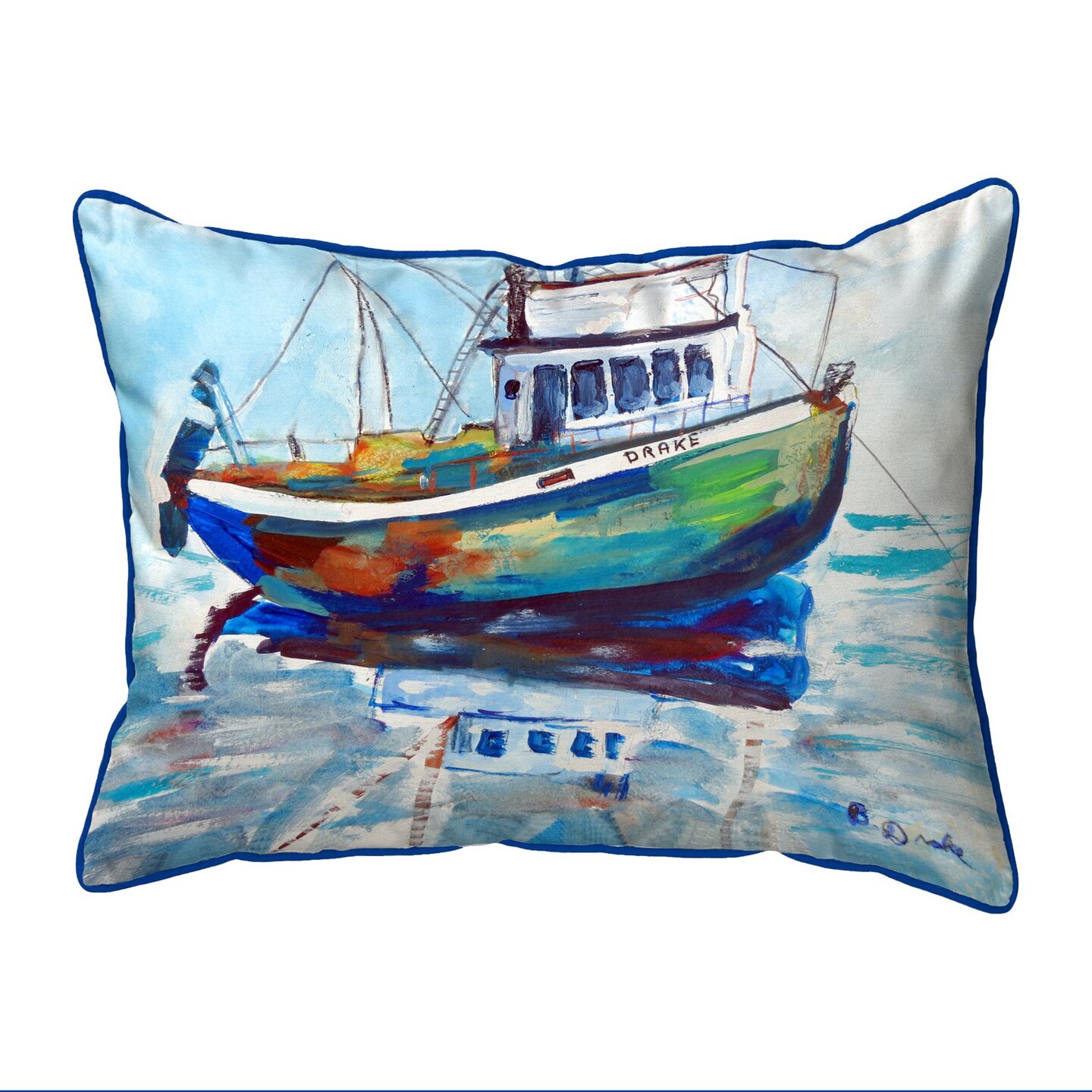 Betsy Drake SS Drake Extra Large Zippered Indoor/Outdoor Pillow 20x24