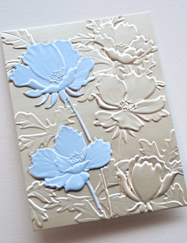 Memory Box 3D Embossing Folder & Dies-Anemone Bunches | Michaels