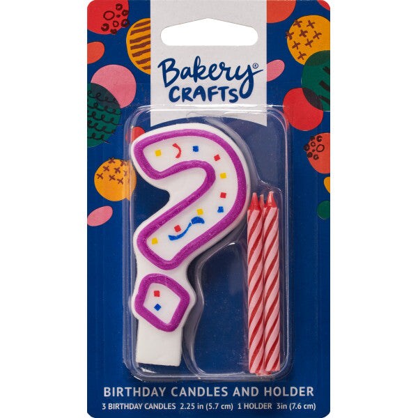 Party Purple Numeral Candle, 1ct