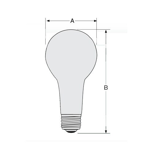 USHIO 500W ECT PS-25 3200K Incandescent Photo Flood Lamp