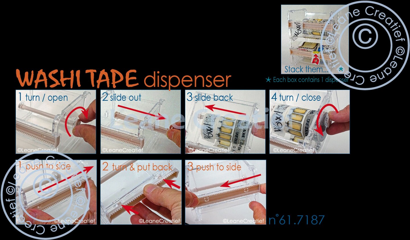 Leane Creatief Washi Tape Dispenser Michaels