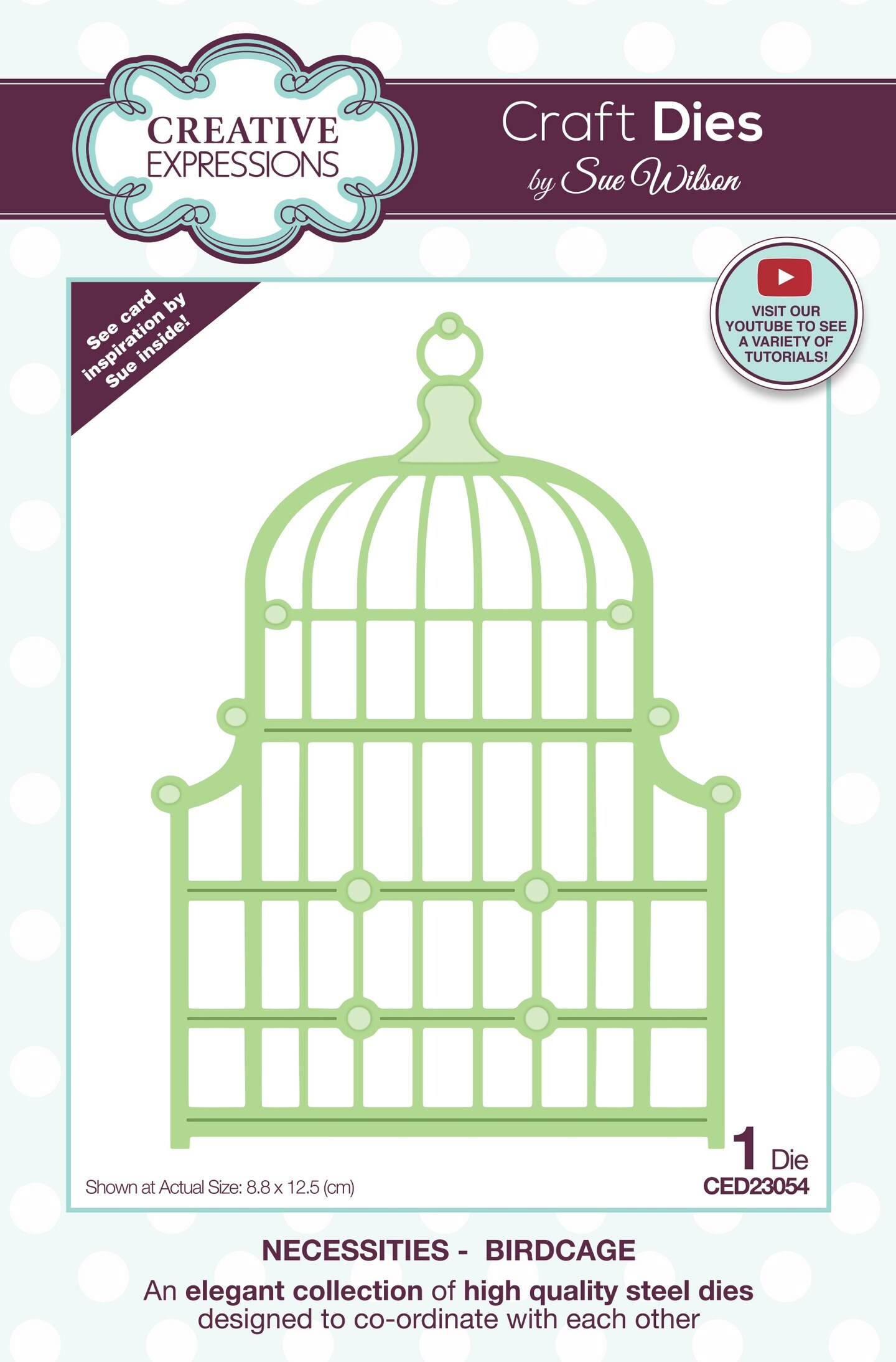 Creative Expressions Craft Dies By Sue Wilson-Necessities- Birdcage