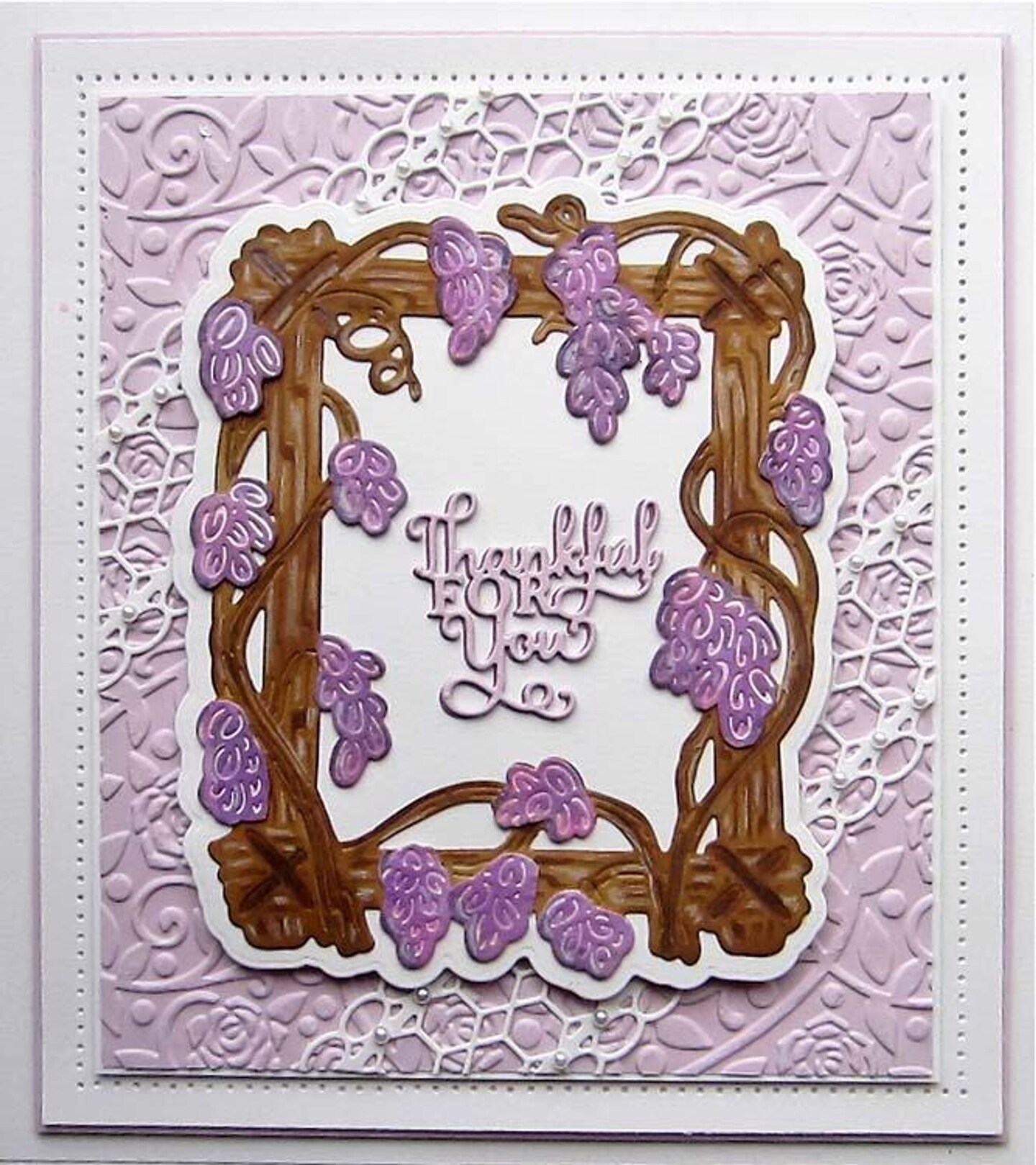 Creative Expressions  Frames and Tags Collection Wisteria