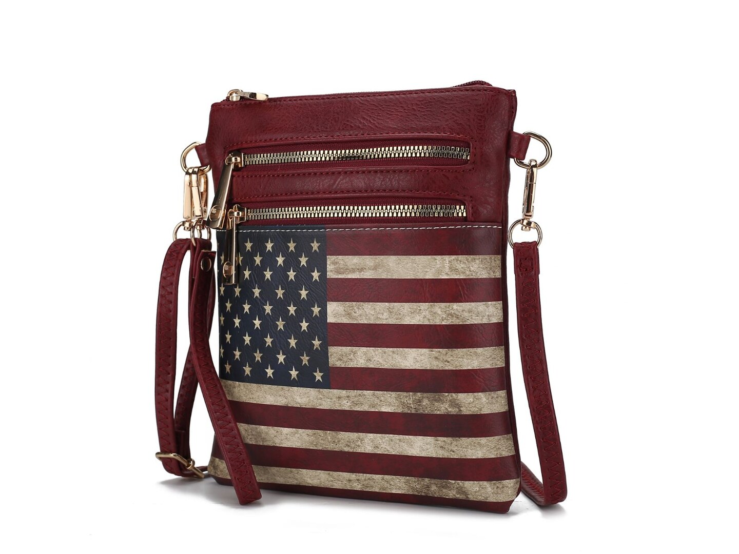 Mia K. Collection Crossbody Bag For Women - Removable Adjustable Strap - Vegan Leather Crossover Designer Messenger Purse