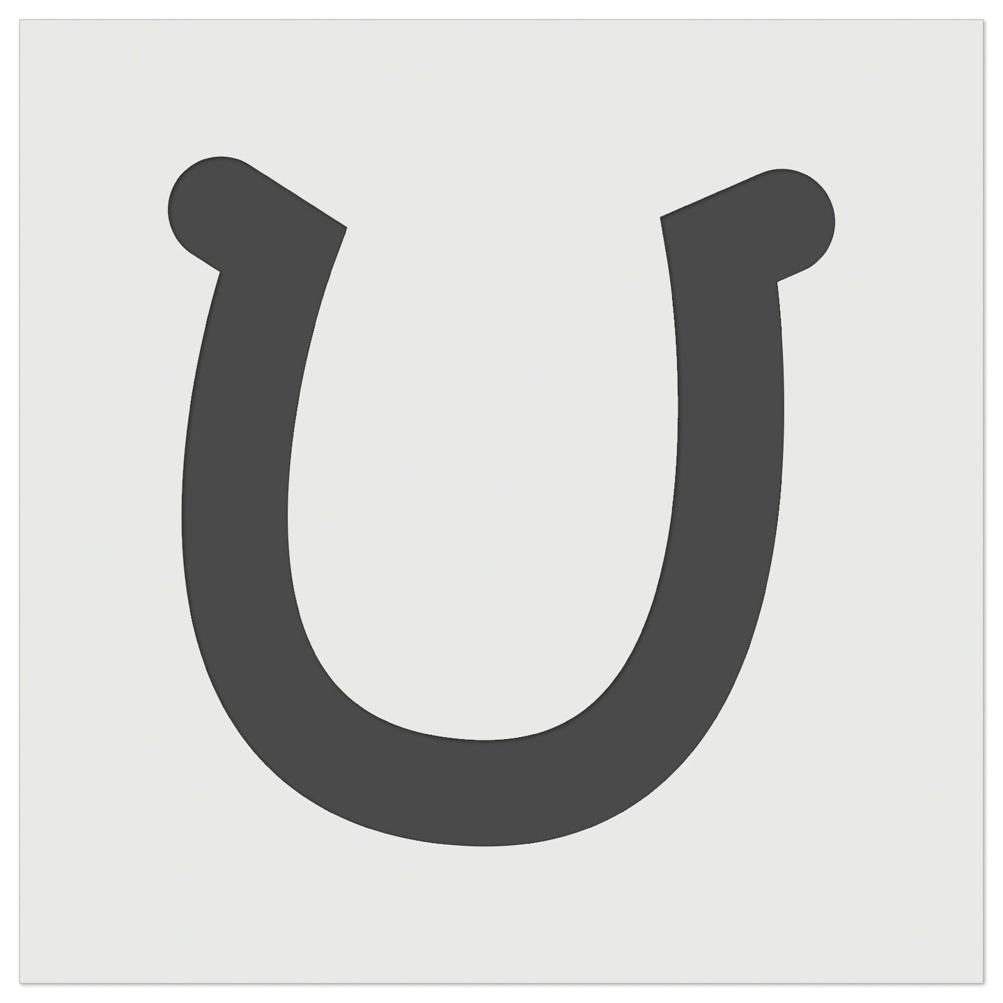 Horseshoe Lucky Wall Cookie DIY Craft Reusable Stencil