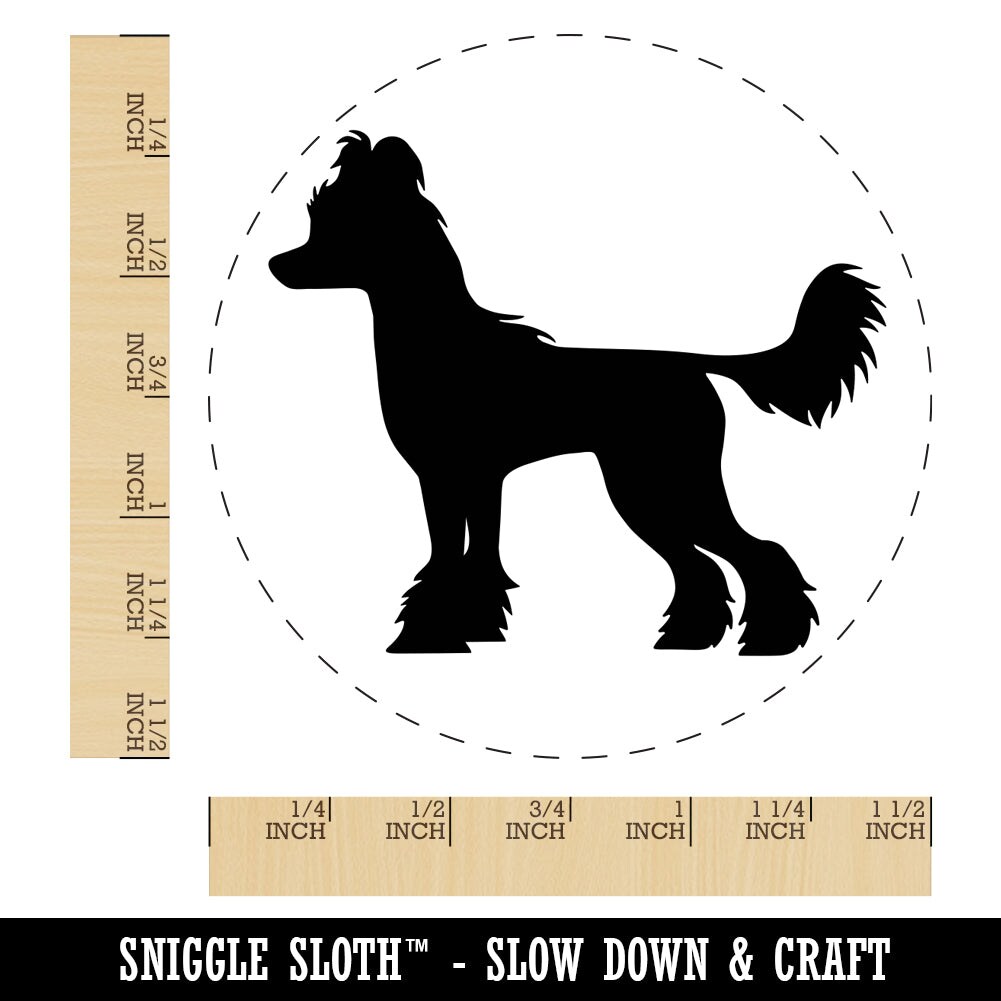 Rooster Chicken Standing Solid Self-Inking Rubber Stamp Ink Stamper - Blue Ink - Mini 1/2 Inch
