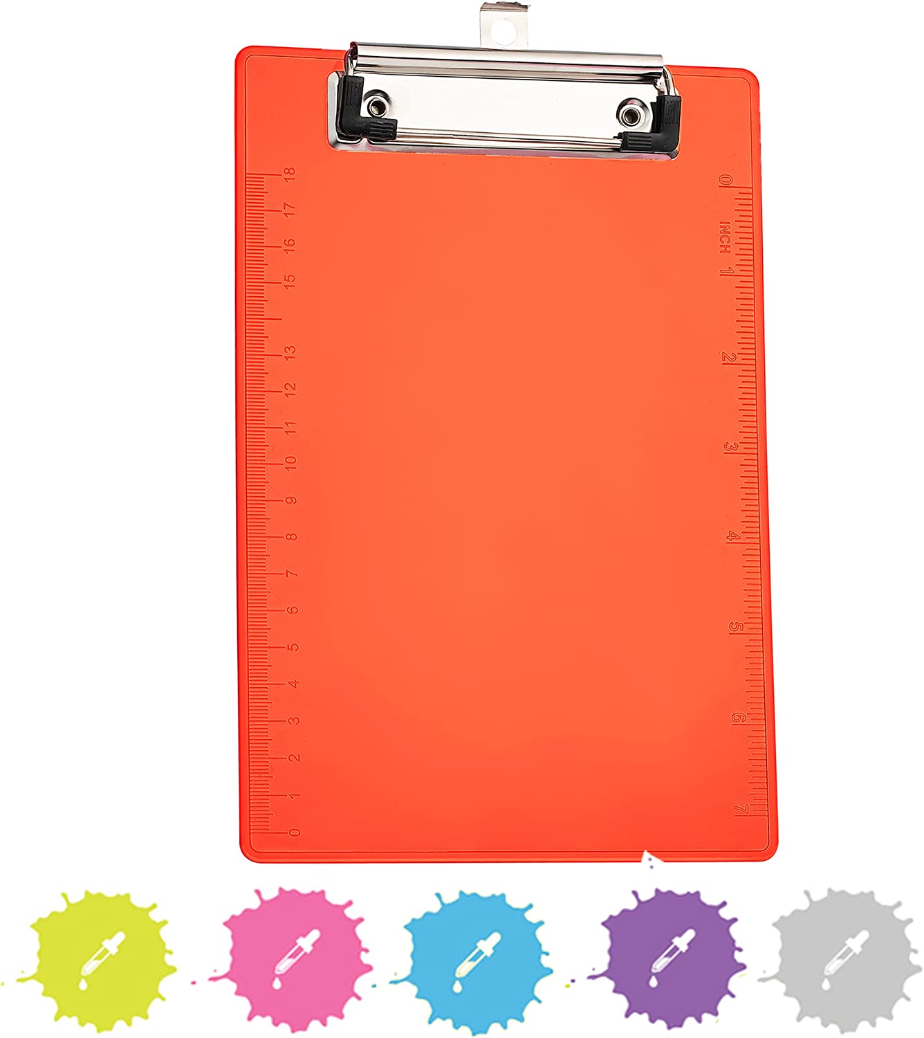 Enday Plastic Clipboard W/ Low Profile Clip